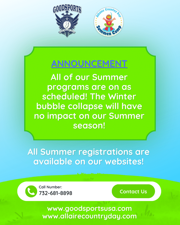 summer programs announcement